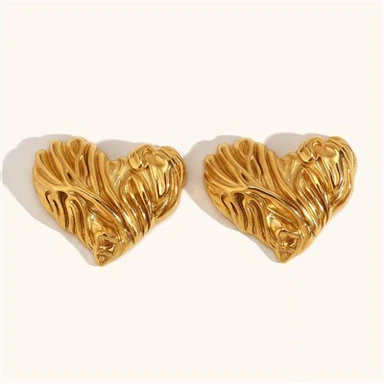 Lub Plawv Molten Earrings