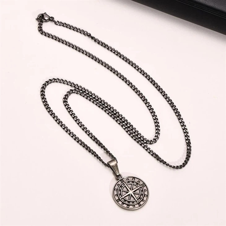 compass pendant necklace