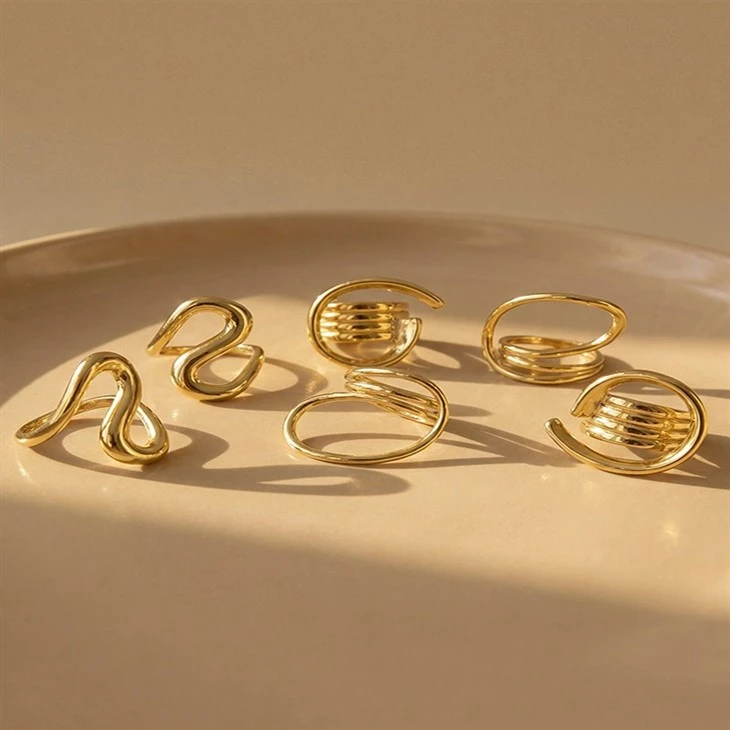 Geometric Coiled Rings high quality