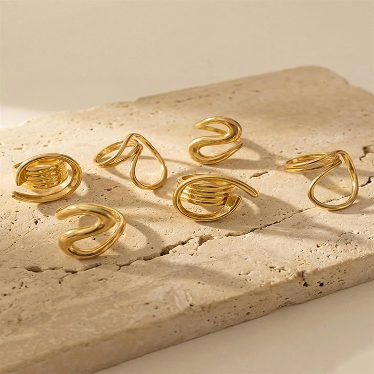 Geometric Coiled Rings price