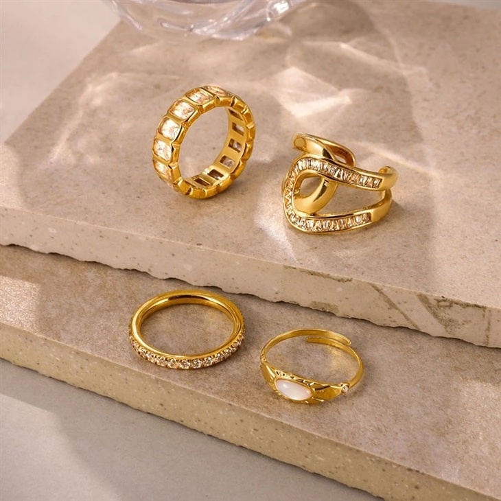 High End Zircon Statement Rings factory