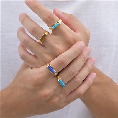Turquoise Signet Nplhaib
