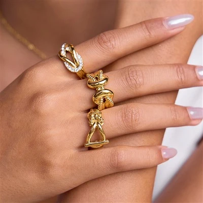 Ob Strand Knot Ring