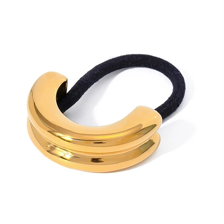Stainless hlau Ib nrab voj voog Pony Band