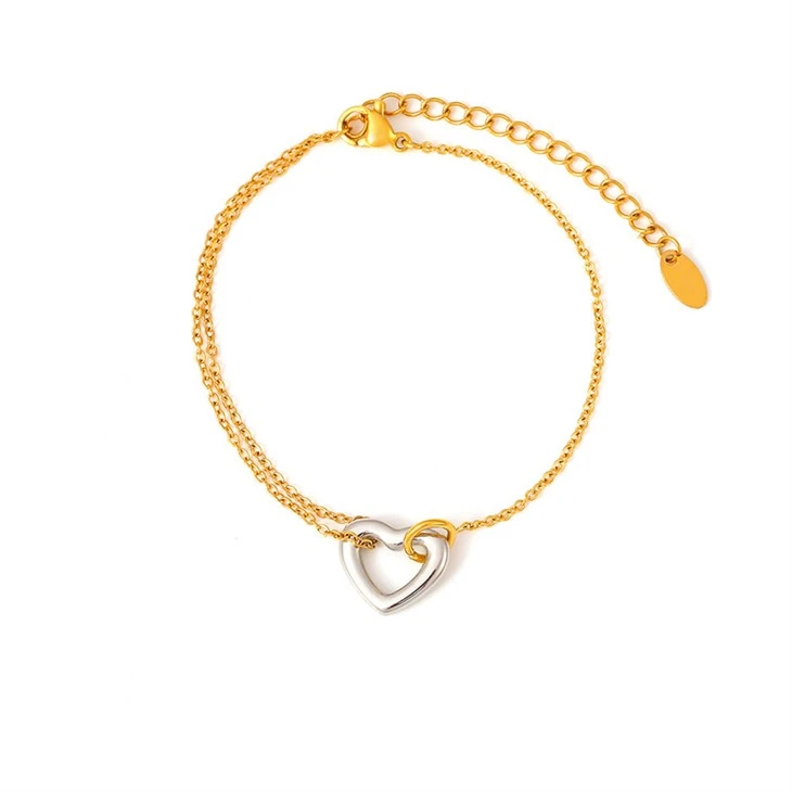 Ob Tone Heart Bracelet