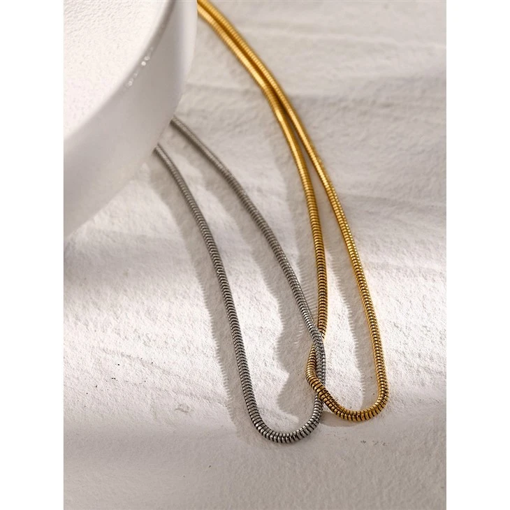 Two Tone Herringbone Chain